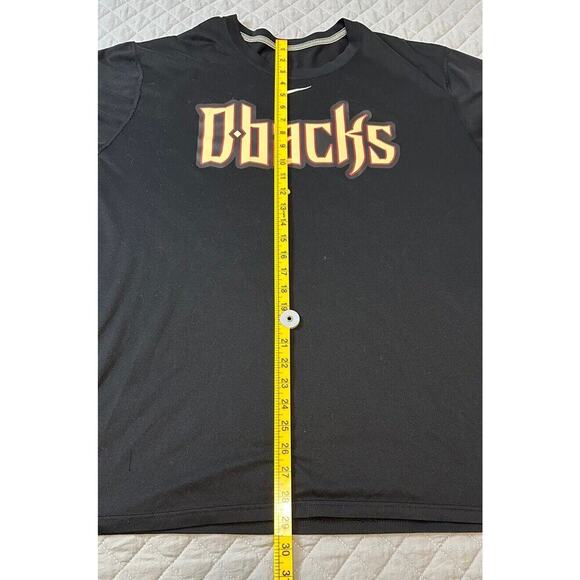 Nike Arizona Diamondbacks T Shirt Mens 2XL Black Baseball MLB Short Sleeve - Picture 4 of 11